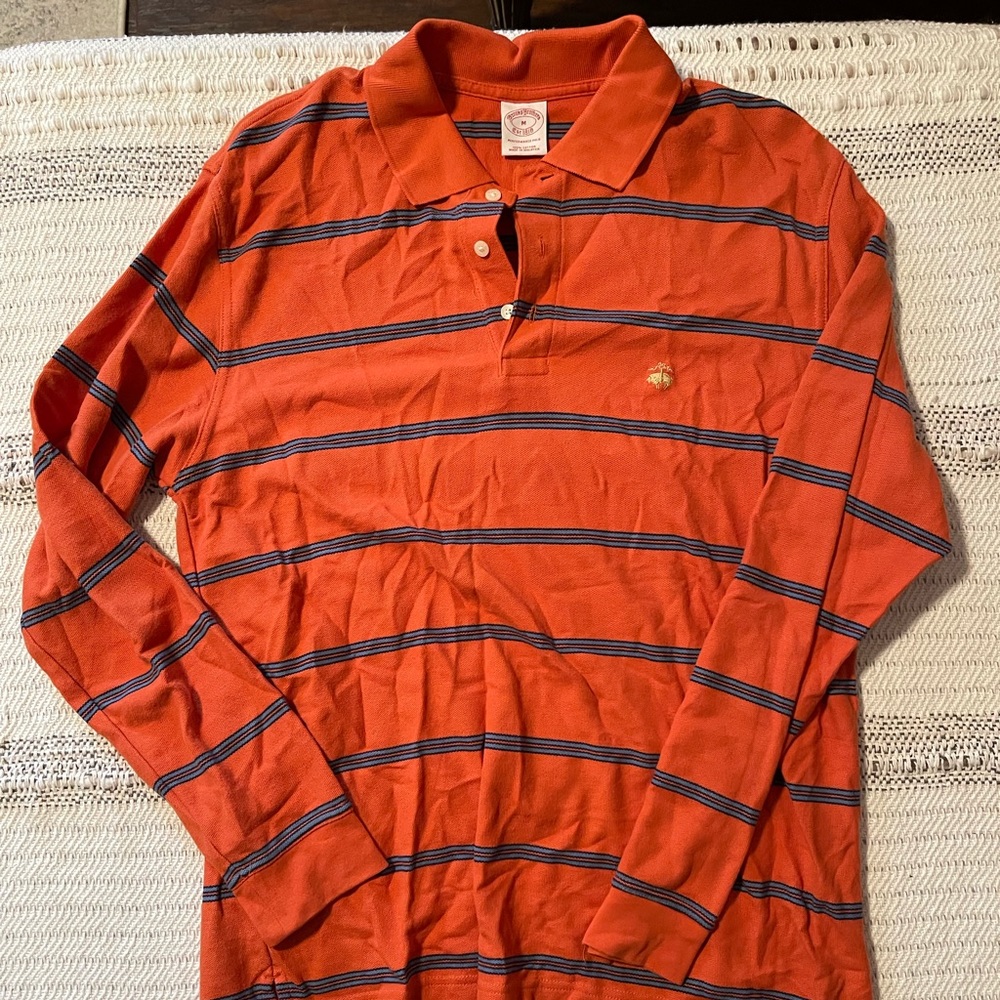 Brooks Brothers Long Sleeve Golden Fleece Polo